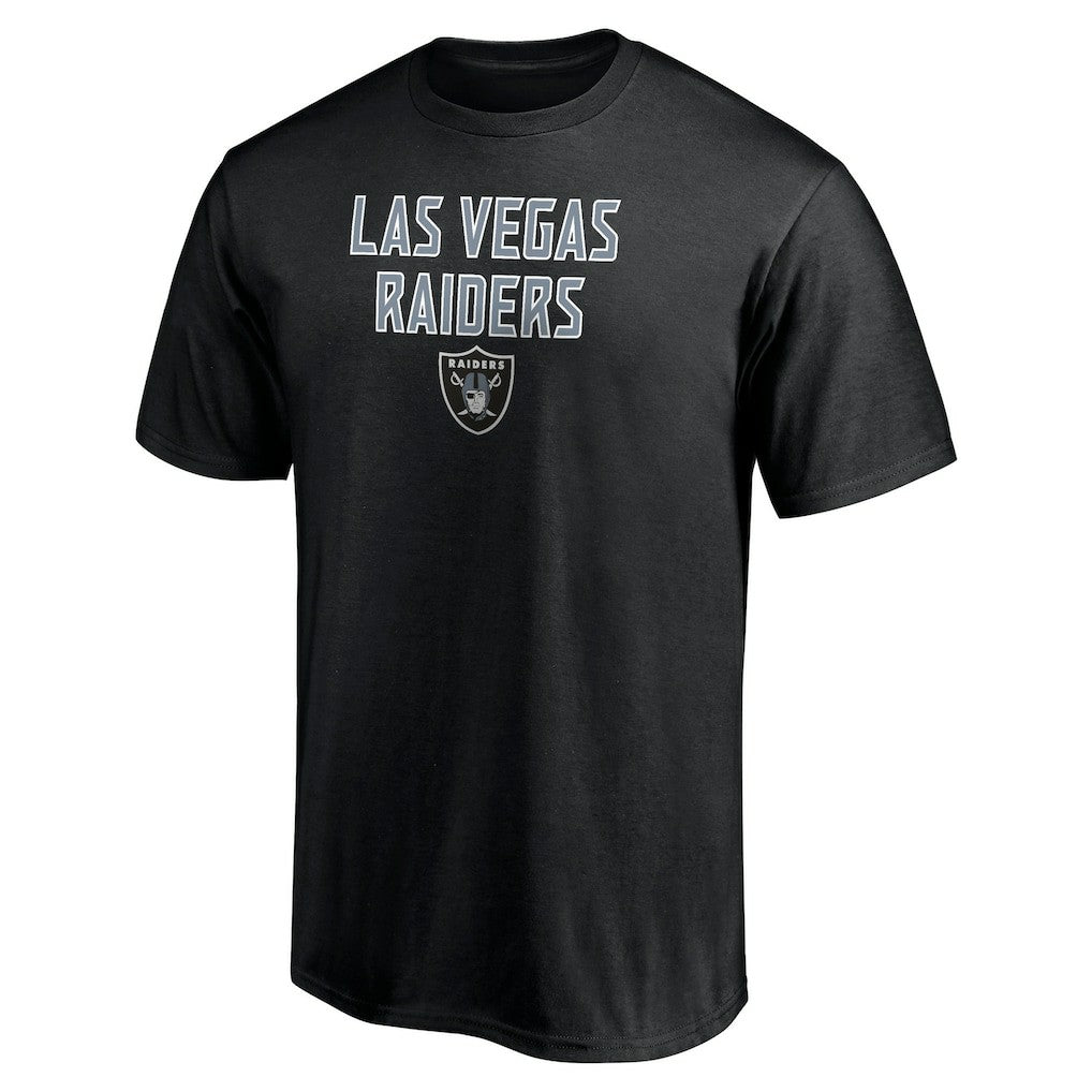 Las Vegas Raiders Game Day Stack T-Shirt - Black T-shirts