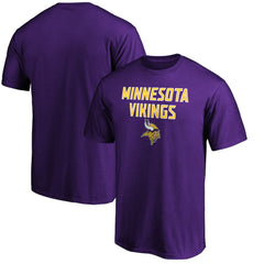 Minnesota Vikings Game Day Stack T-Shirt - Purple T-shirts