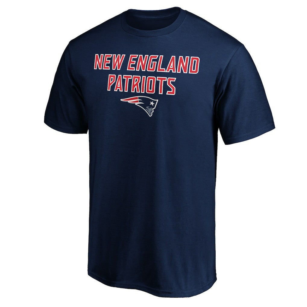 New England Patriots Game Day Stack T-Shirt - Navy T-shirts