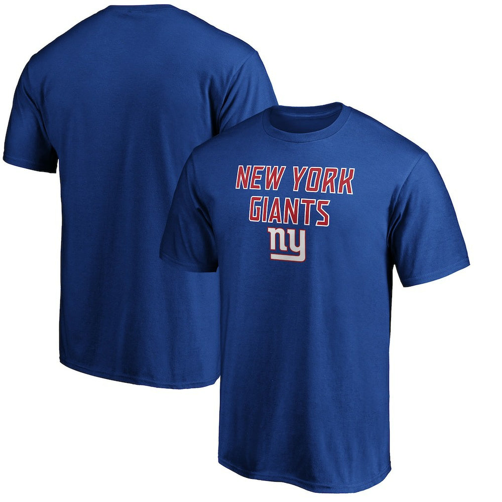 New York Giants Game Day Stack T-Shirt - Royal T-shirts