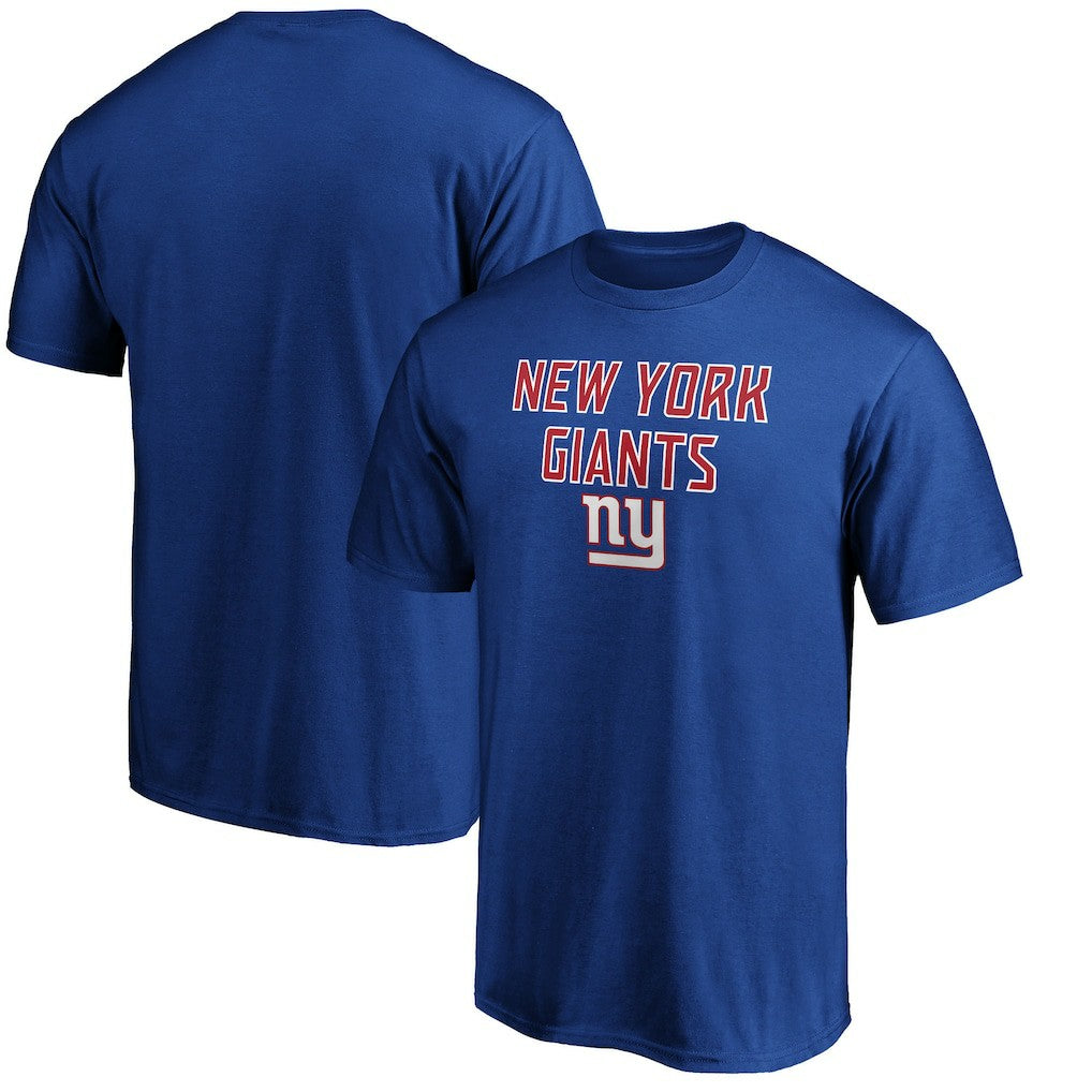 New York Giants Game Day Stack T-Shirt - Royal T-shirts