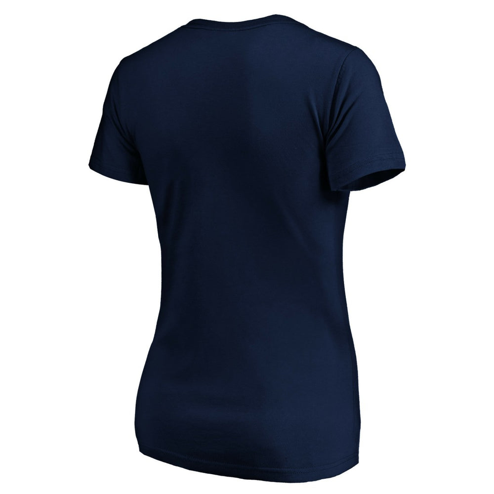 Denver Broncos Women's Mascot In Bounds V-Neck T-Shirt - Navy T-shirts