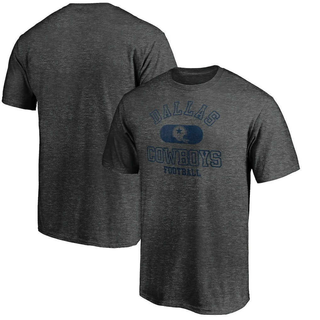 Dallas Cowboys Varsity Issued Throwback T-Shirt - Heather Charcoal T-shirts