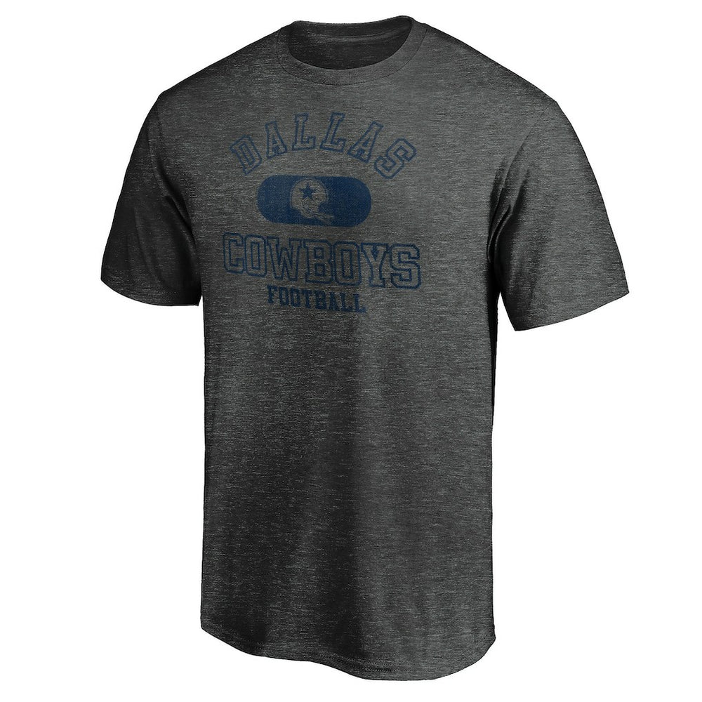 Dallas Cowboys Varsity Issued Throwback T-Shirt - Heather Charcoal T-shirts