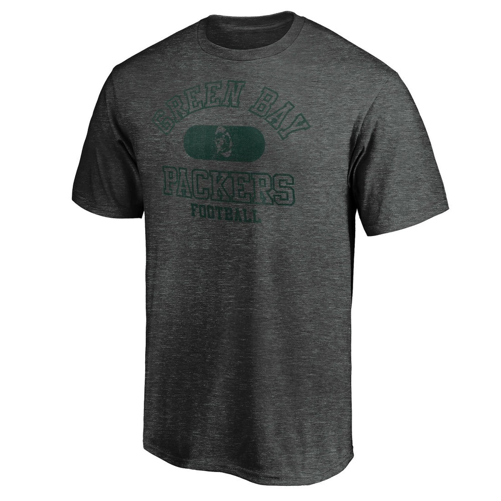 Green Bay Packers Varsity Issued Throwback T-Shirt - Heather Charcoal T-shirts