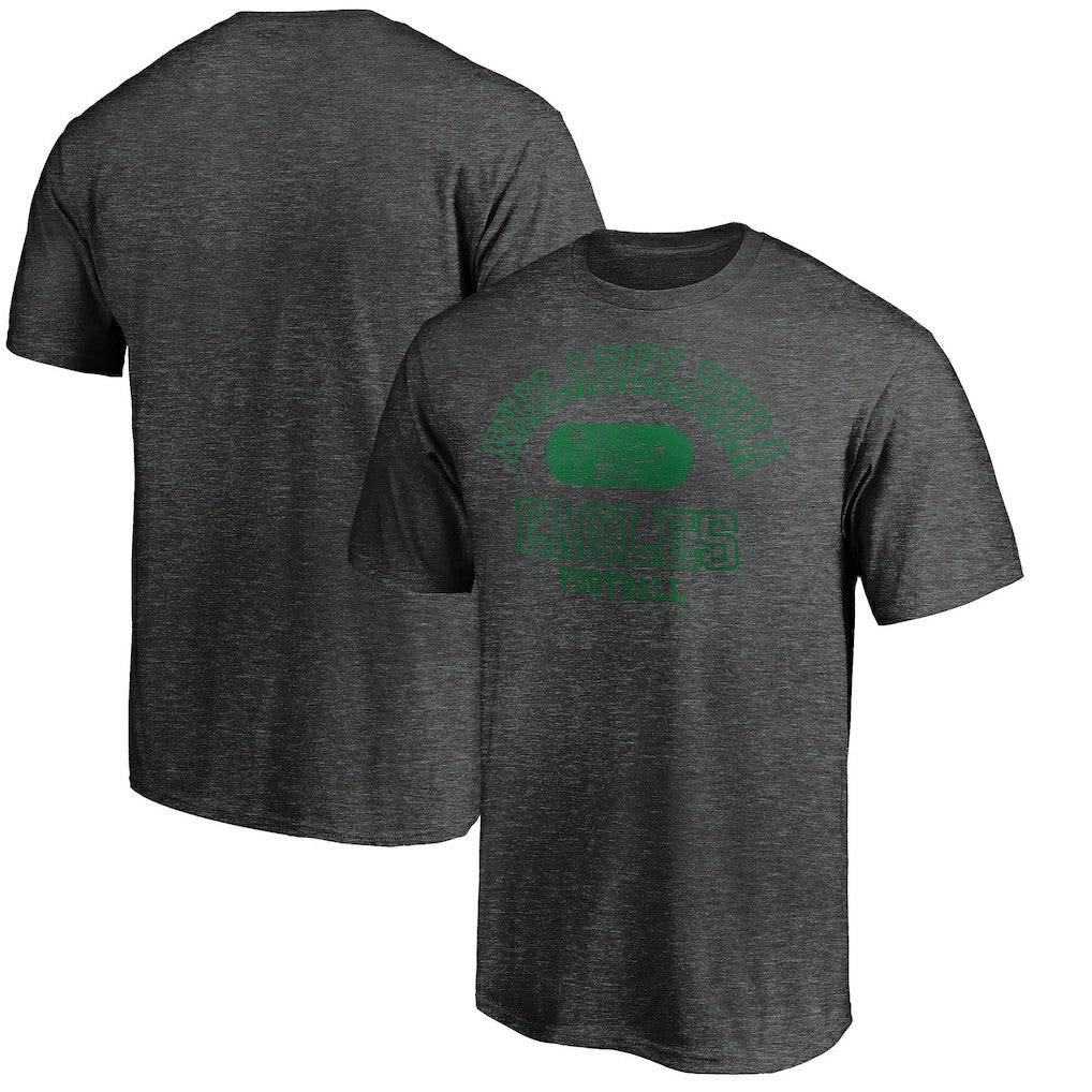 Philadelphia Eagles Varsity Issued Throwback T-Shirt - Heather Charcoal T-shirts