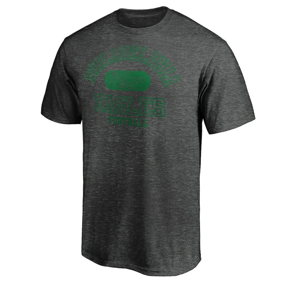 Philadelphia Eagles Varsity Issued Throwback T-Shirt - Heather Charcoal T-shirts