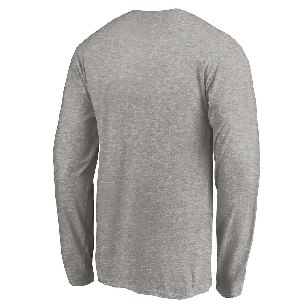 Detroit Lions Team Arch Knockout Long Sleeve T-Shirt - Heather Gray T-shirts