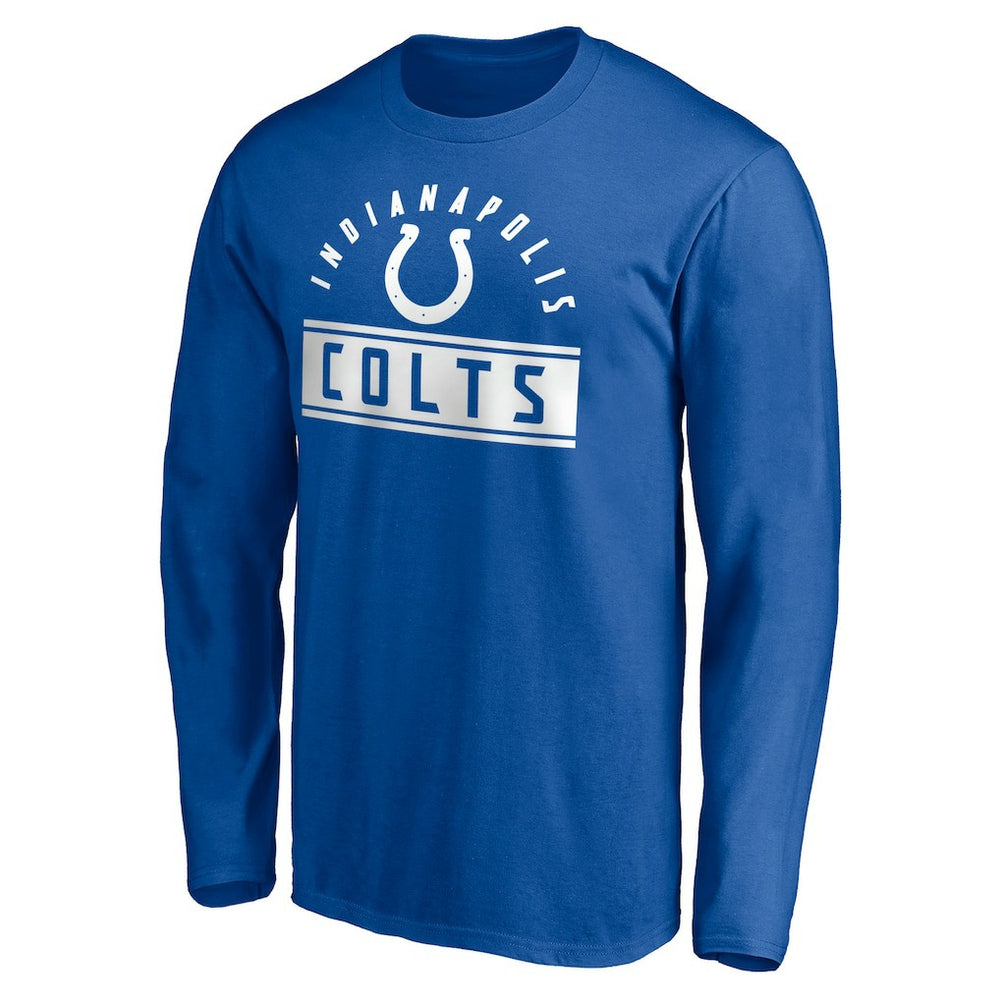 Indianapolis Colts Team Arch Knockout Long Sleeve T-Shirt - Royal T-shirts