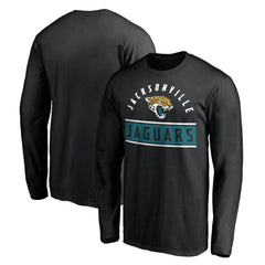 Jacksonville Jaguars Team Arch Knockout Long Sleeve T-Shirt - Black T-shirts
