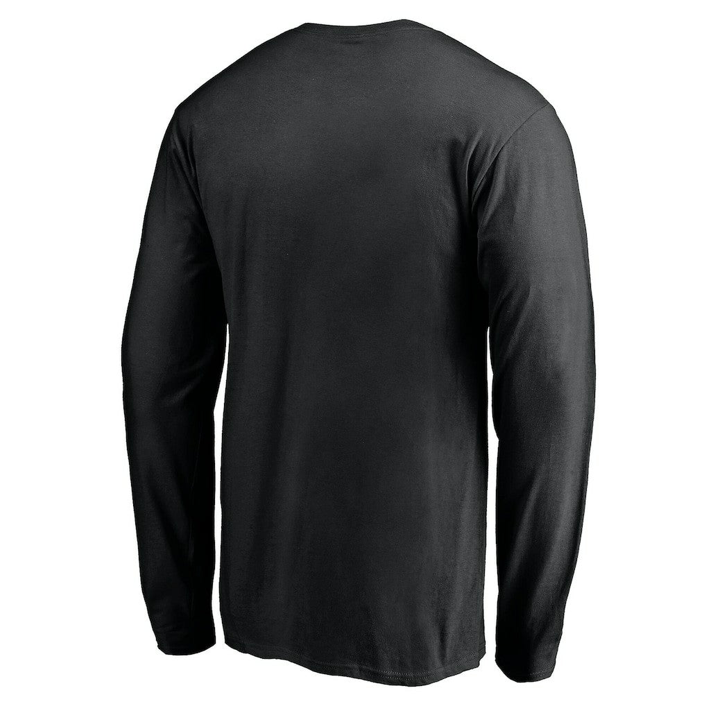 Las Vegas Raiders Team Arch Knockout Long Sleeve T-Shirt - Black T-shirts