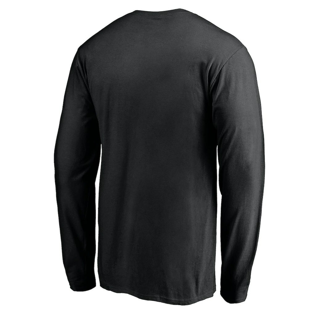 Las Vegas Raiders Team Arch Knockout Long Sleeve T-Shirt - Black T-shirts