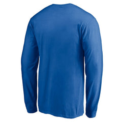 New York Giants Team Arch Knockout Long Sleeve T-Shirt - Royal T-shirts