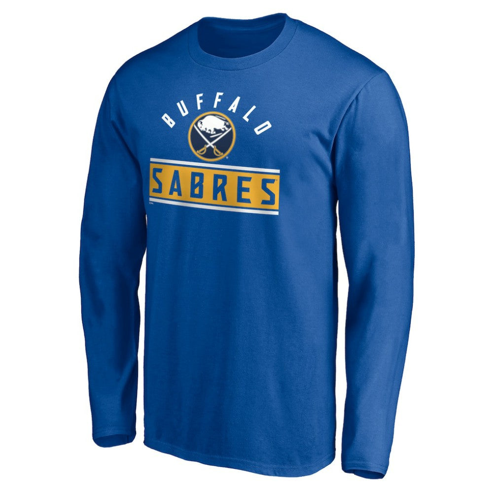 Buffalo Sabres Team Arch Knockout Long Sleeve T-Shirt - Royal | US 200274449
