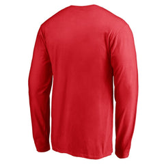 Carolina Hurricanes Team Arch Knockout Long Sleeve T-Shirt - Red | US 200274451