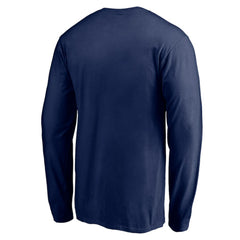Columbus Blue Jackets Team Arch Knockout Long Sleeve T-Shirt - Navy | US 200274454