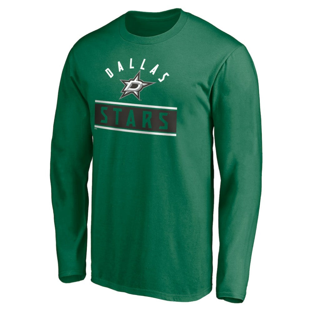 Dallas Stars Team Arch Knockout Long Sleeve T-Shirt - Kelly Green | US 200274455