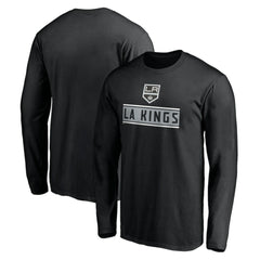 Los Angeles Kings Team Arch Knockout Long Sleeve T-Shirt - Black | US 200274458