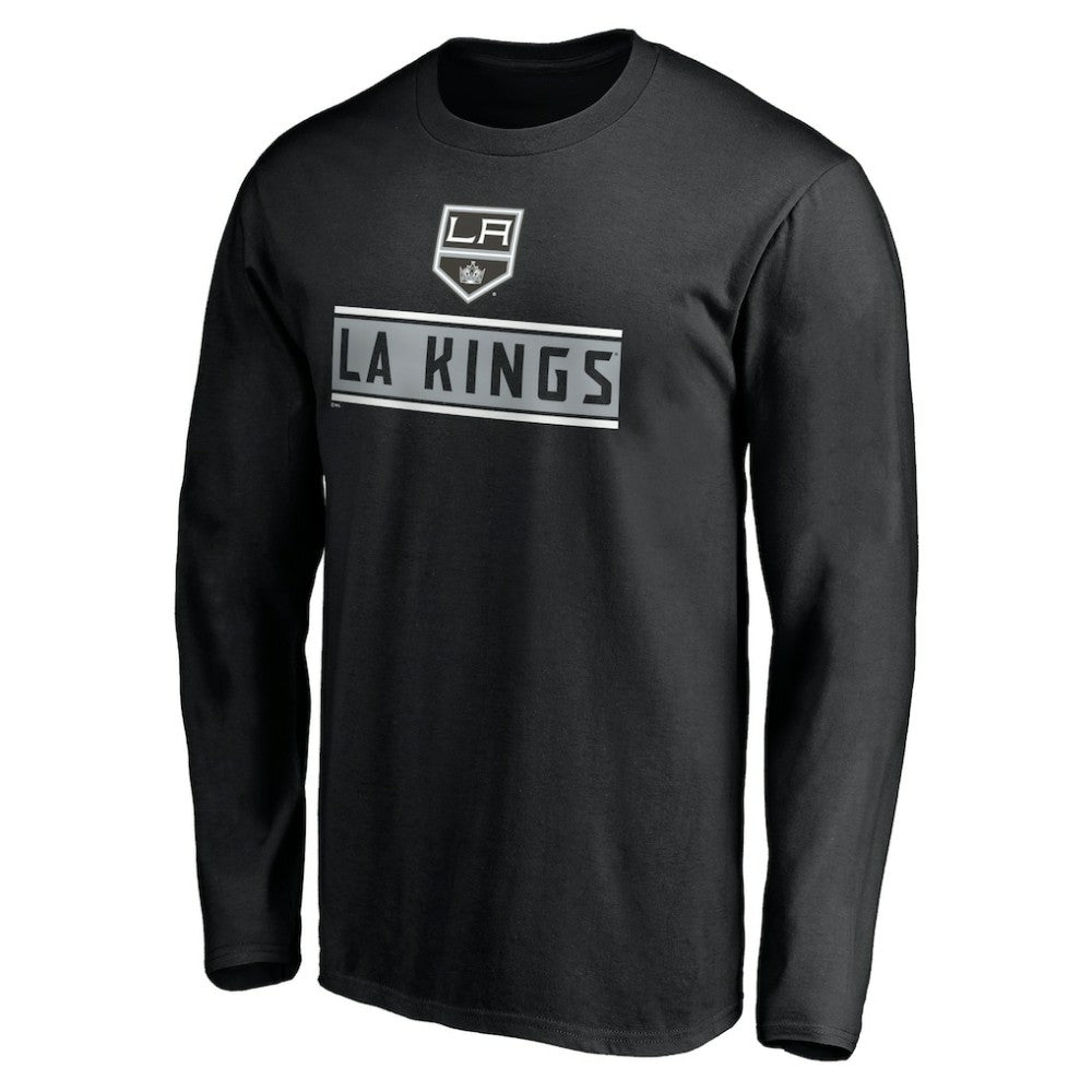 Los Angeles Kings Team Arch Knockout Long Sleeve T-Shirt - Black | US 200274458