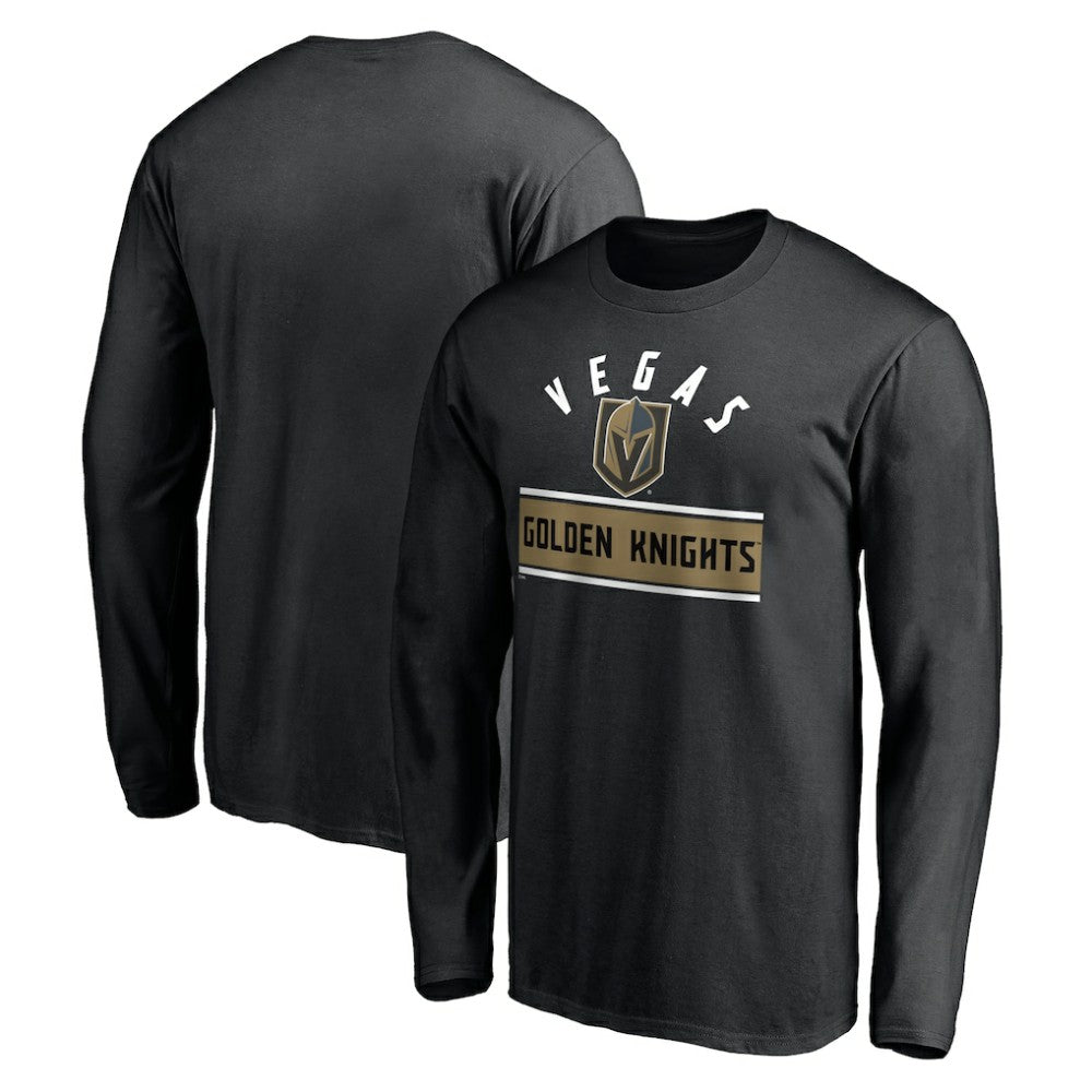 Vegas Golden Knights Team Arch Knockout Long Sleeve T-Shirt - Black | US 200274471