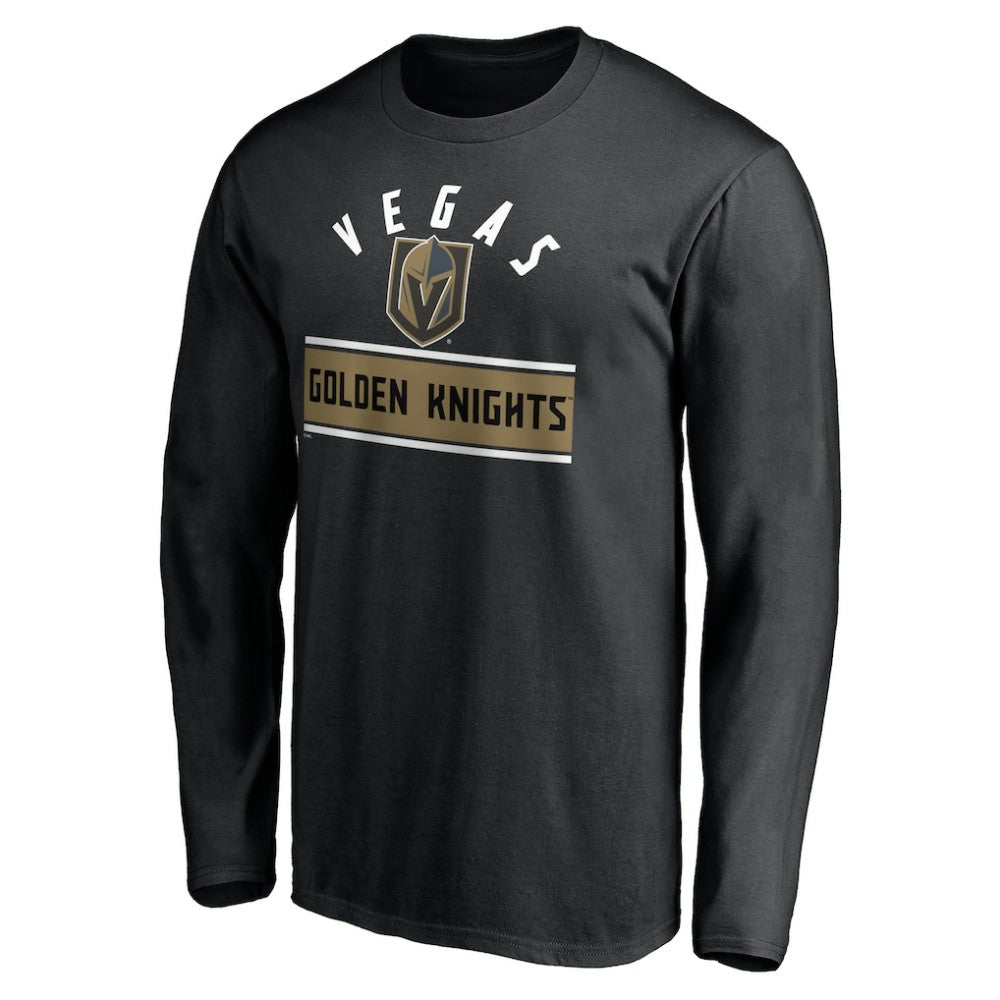 Vegas Golden Knights Team Arch Knockout Long Sleeve T-Shirt - Black | US 200274471