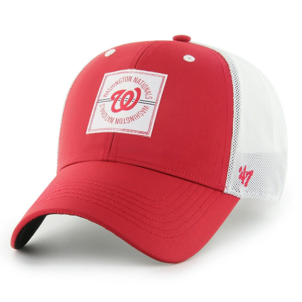 Washington Nationals '47 Disburse MVP Trucker Adjustable Hat - Red Hats