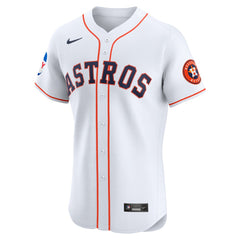 Houston Astros Nike Home Elite Patch Jersey - White Jerseys