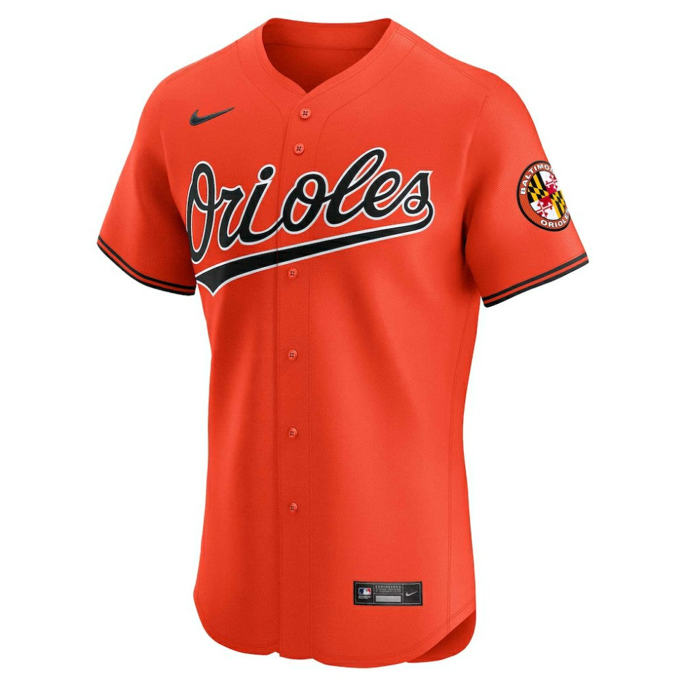 Baltimore Orioles Nike Alternate Vapor Premier Elite Patch Jersey - Orange Jerseys