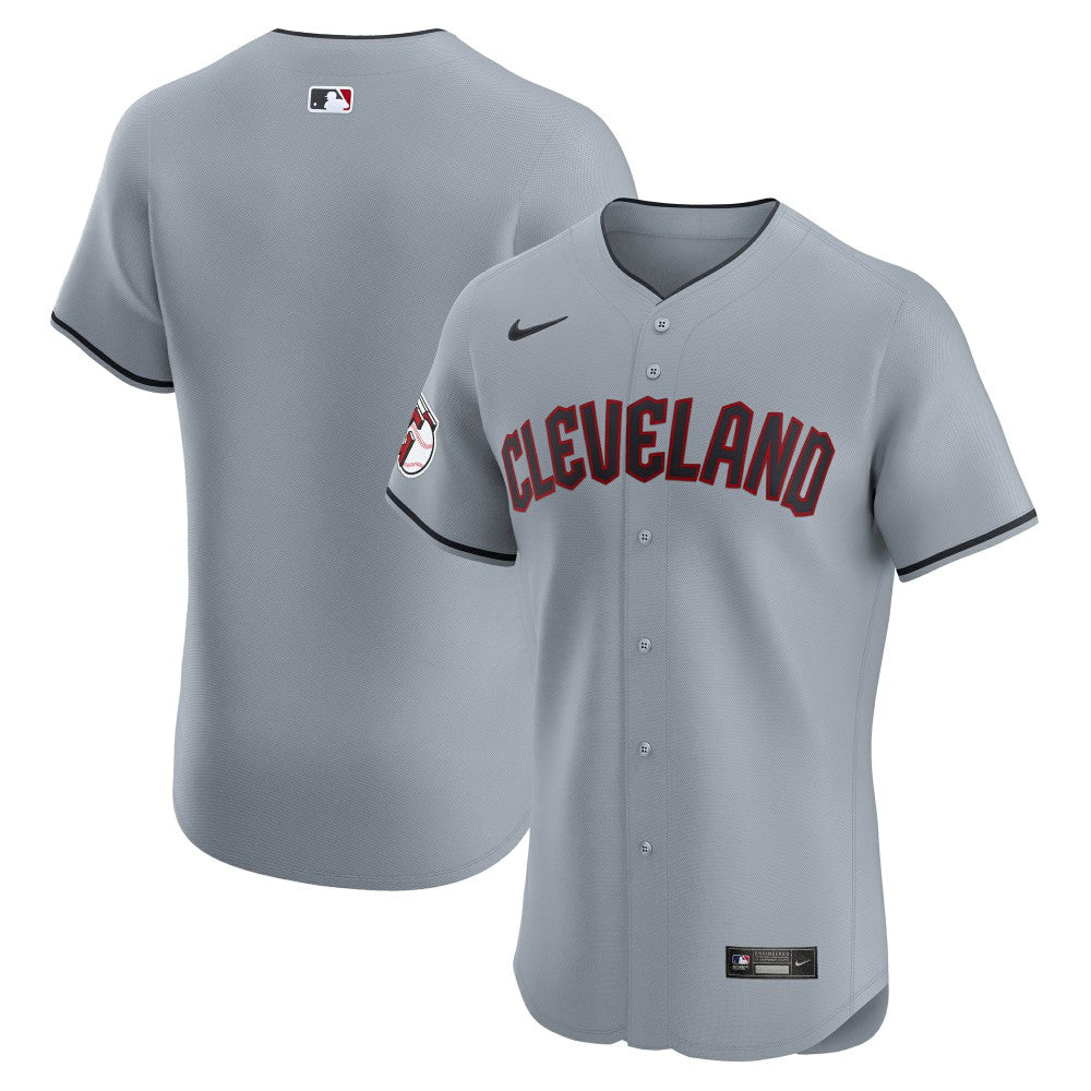 Cleveland Guardians Nike Alternate Vapor Premier Elite Patch Jersey - Gray Jerseys