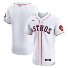 Houston Astros Nike Home Vapor Premier Elite Patch Jersey - White Jerseys