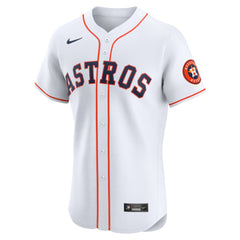 Houston Astros Nike Home Vapor Premier Elite Patch Jersey - White Jerseys