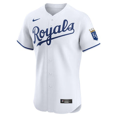 Kansas City Royals Nike Home Elite Jersey - White Jerseys