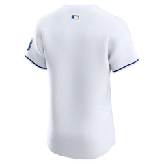 Kansas City Royals Nike Home Elite Jersey - White Jerseys