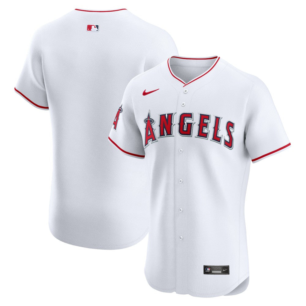 Los Angeles Angels Nike Home Elite Jersey - White Jerseys