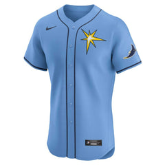 Tampa Bay Rays Nike Alternate Vapor Premier Elite Patch Jersey - Light Blue Jerseys