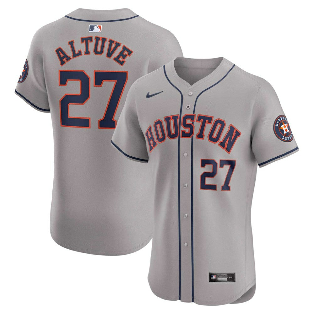 Jose Altuve Houston Astros Nike Road Elite Player Jersey - Gray Jerseys