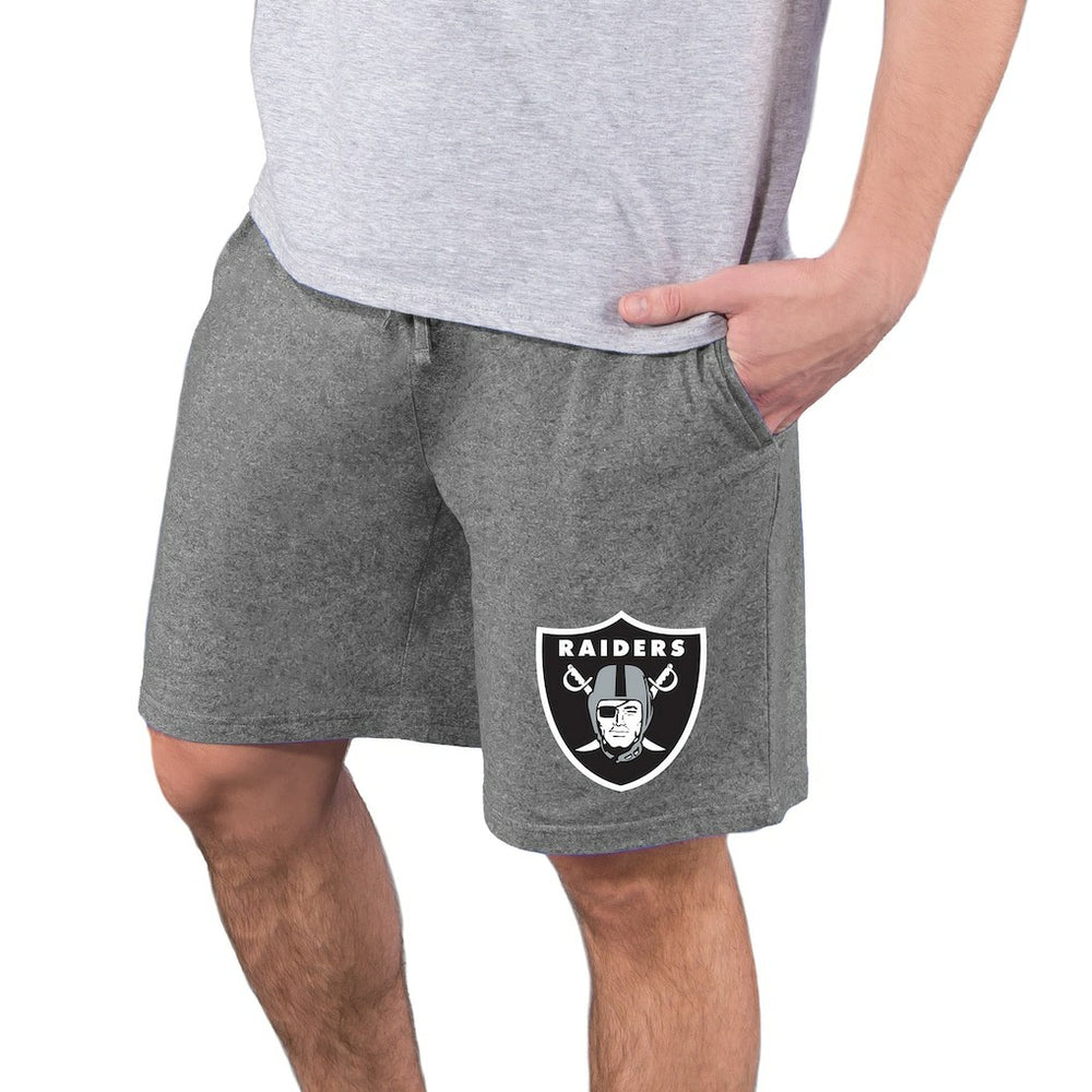 Las Vegas Raiders Concepts Sport Quest Knit Jam Shorts - Charcoal Shorts