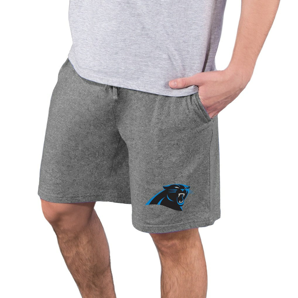 Carolina Panthers Concepts Sport Quest Knit Jam Shorts - Charcoal Shorts