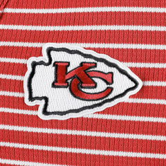 Kansas City Chiefs Antigua Women's Maverick Waffle Henley Long Sleeve T-Shirt - Red T-shirts