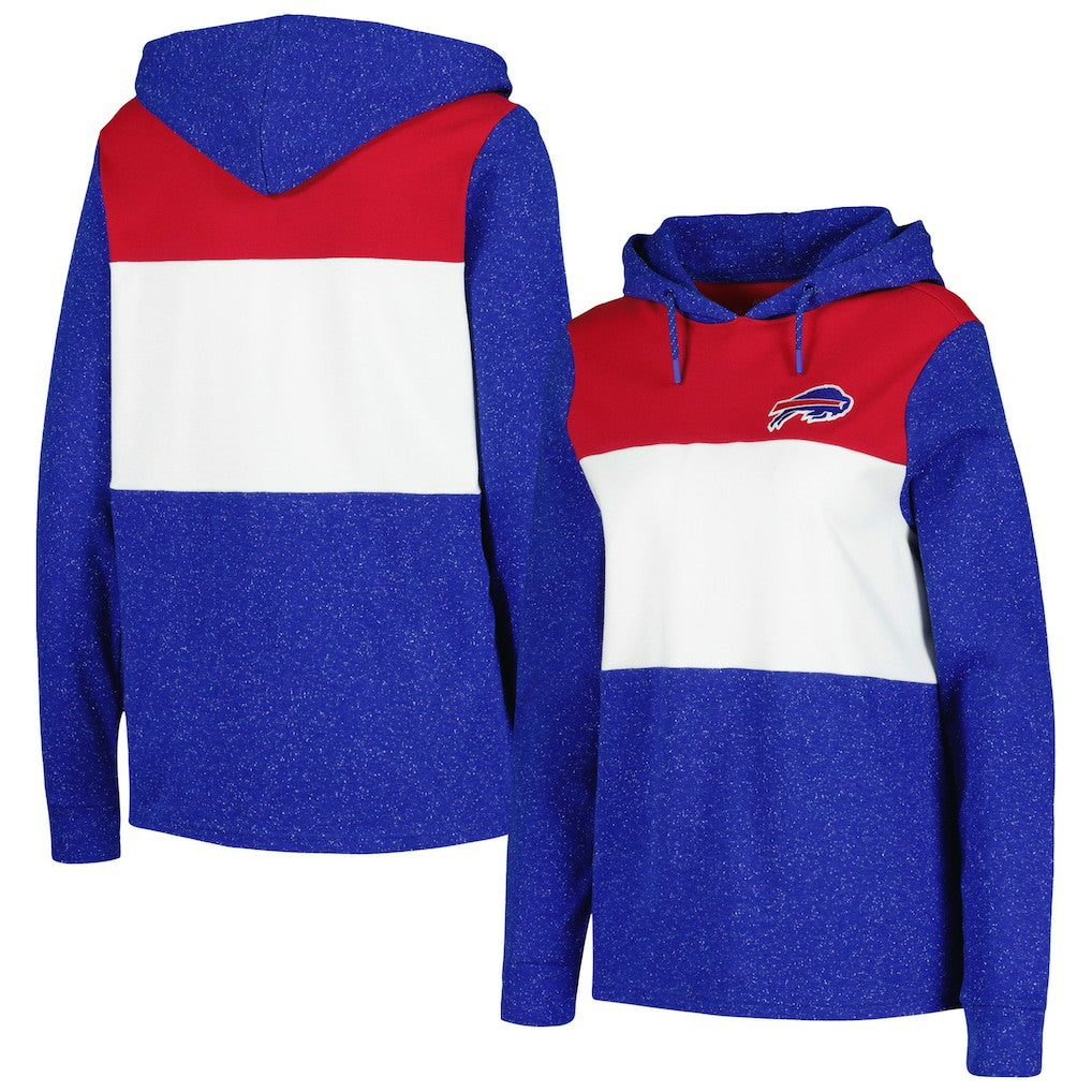 Buffalo Bills Antigua Women's Wicket Pullover Hoodie - Royal Hoodies