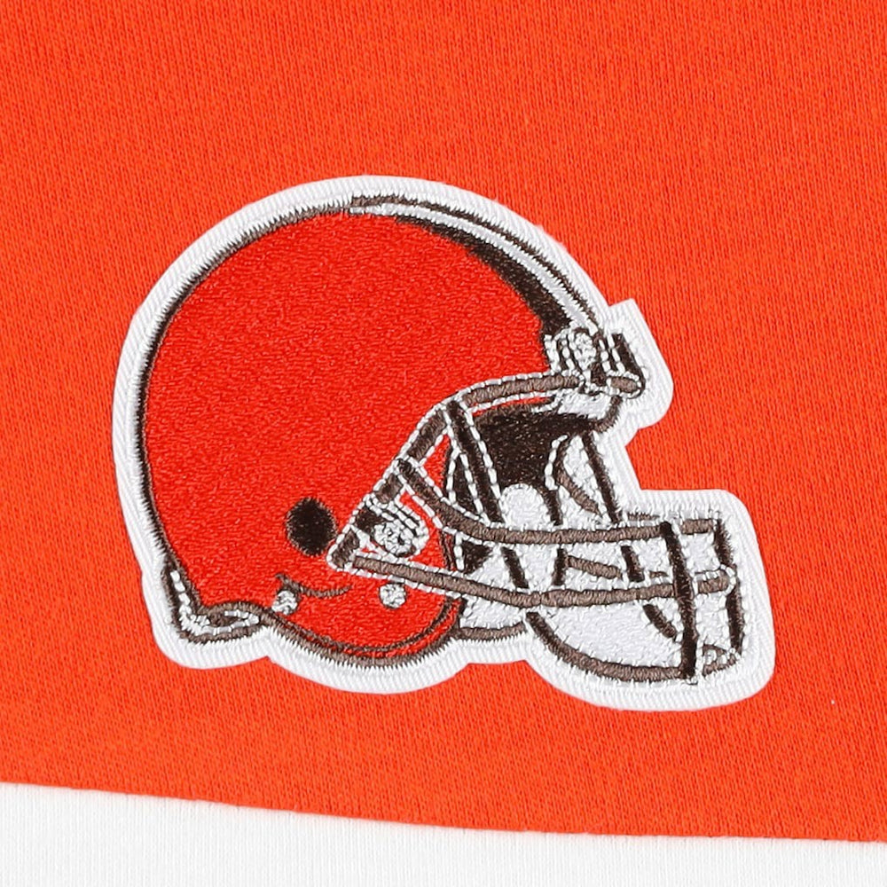 Cleveland Browns Antigua Women's Wicket Pullover Hoodie - Brown Hoodies