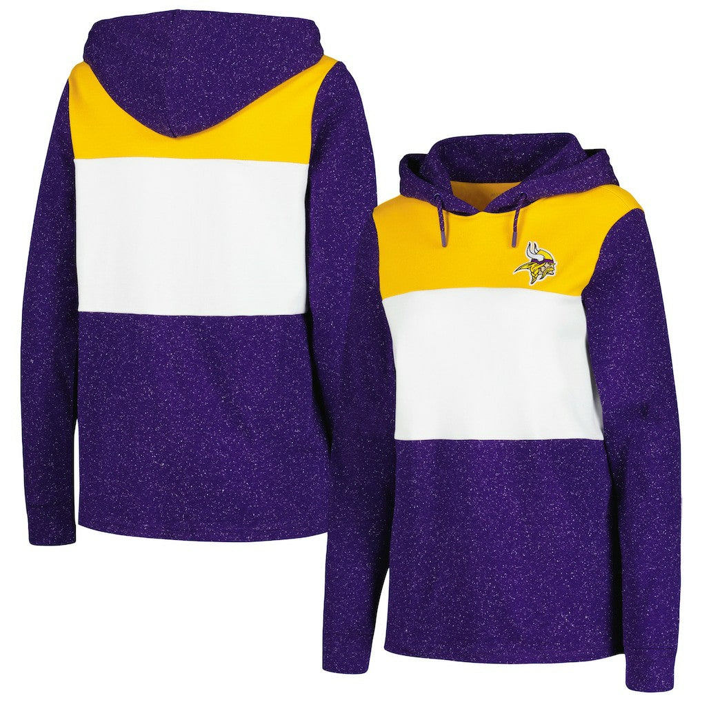 Minnesota Vikings Antigua Women's Wicket Pullover Hoodie - Purple Hoodies