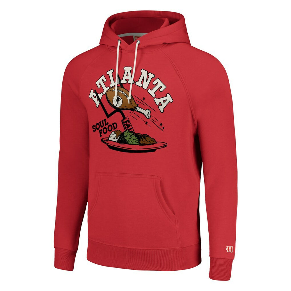 Atlanta Falcons Homage Unisex NFL x Guy Fieri’s Flavortown Tri-Blend Pullover Hoodie - Red Hoodies