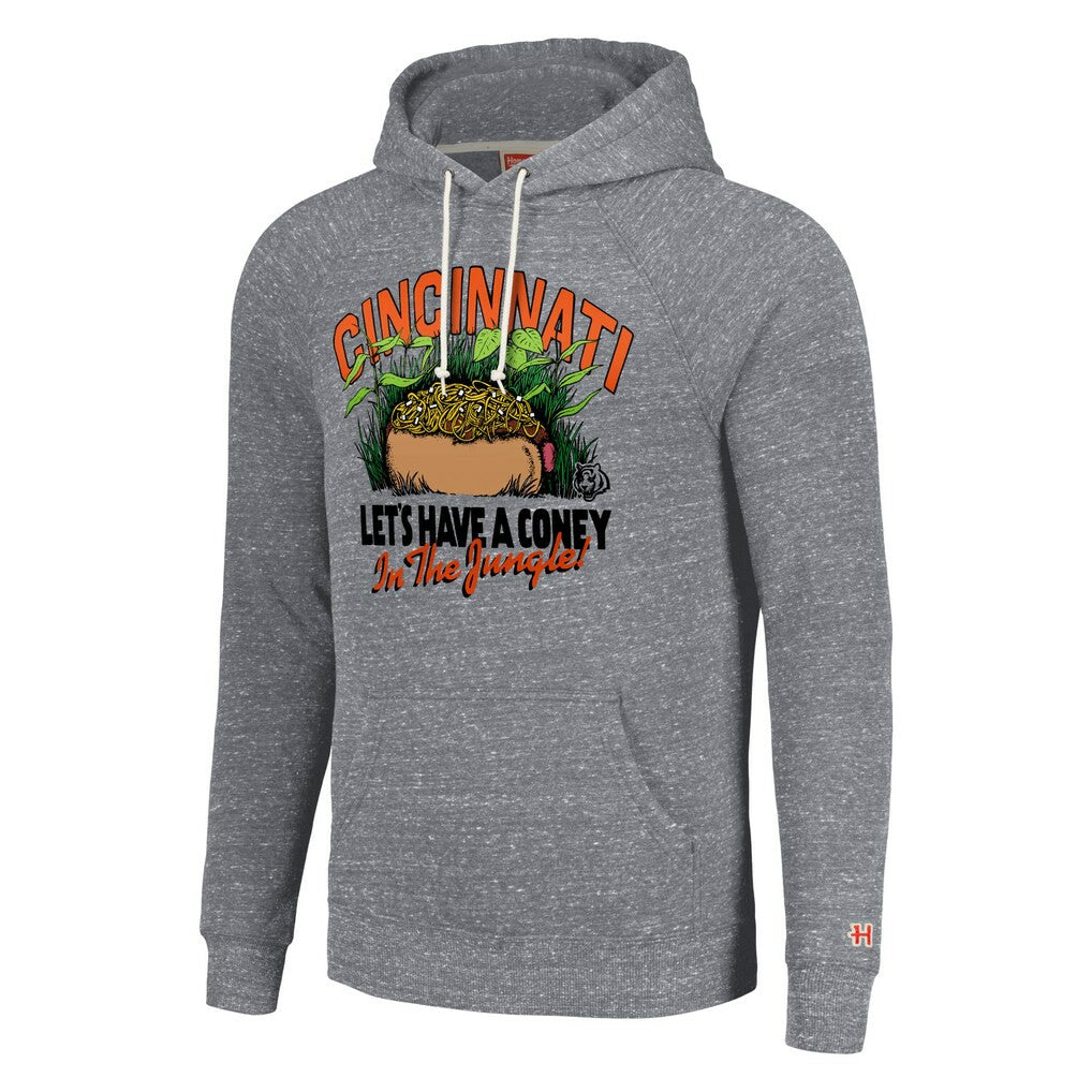 Cincinnati Bengals Homage Unisex NFL x Guy Fieri’s Flavortown Tri-Blend Pullover Hoodie - Gray Hoodies