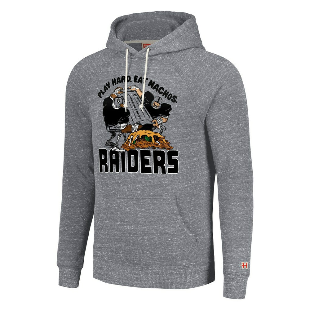 Las Vegas Raiders Homage Unisex NFL x Guy Fieri’s Flavortown Tri-Blend Pullover Hoodie - Gray Hoodies