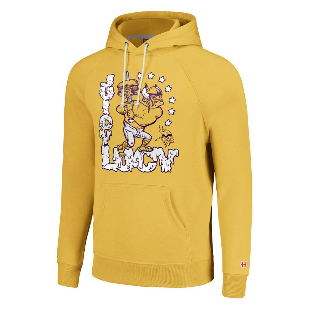 Minnesota Vikings Homage Unisex NFL x Guy Fieri’s Flavortown Tri-Blend Pullover Hoodie - Gold Hoodies