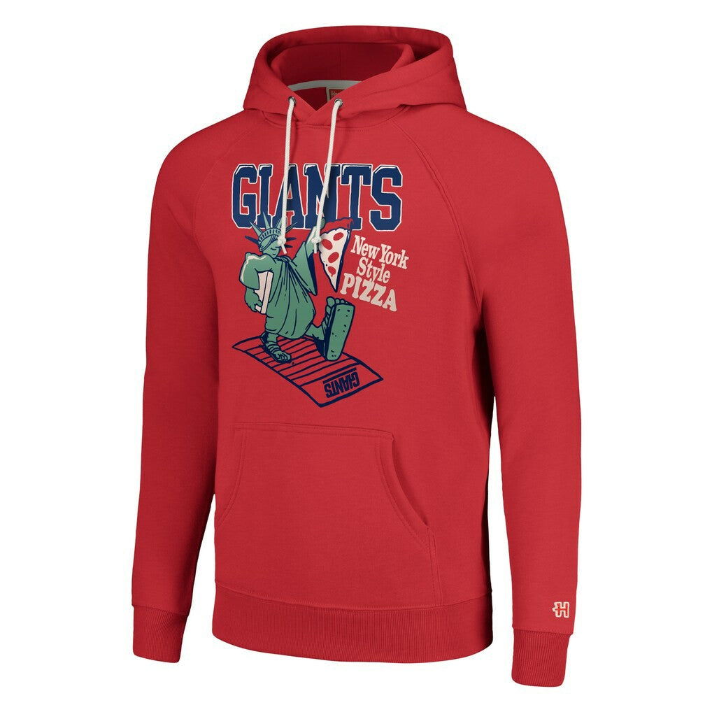 New York Giants Homage Unisex NFL x Guy Fieri’s Flavortown Tri-Blend Pullover Hoodie - Red Hoodies