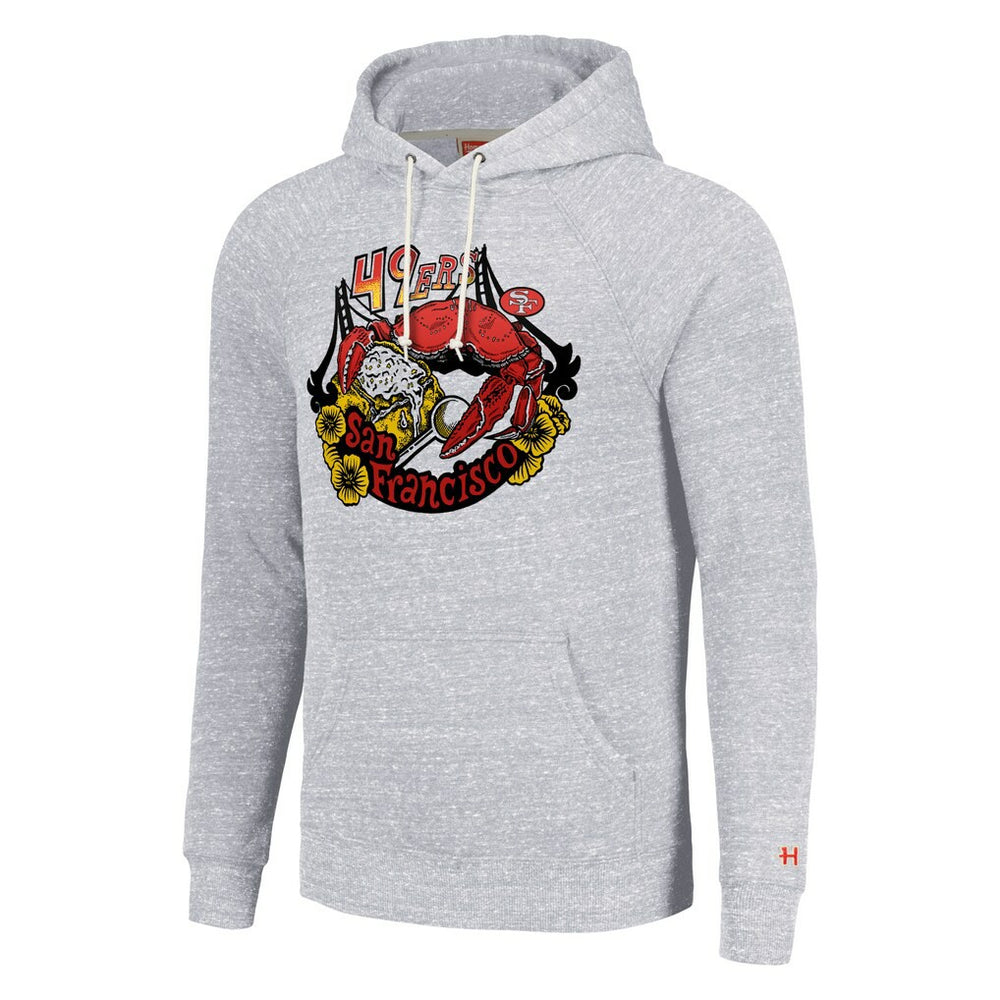 San Francisco 49ers Homage Unisex NFL x Guy Fieri’s Flavortown Tri-Blend Pullover Hoodie - Ash Hoodies