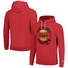 Tampa Bay Buccaneers Homage Unisex NFL x Guy Fieri’s Flavortown Tri-Blend Pullover Hoodie - Red Hoodies