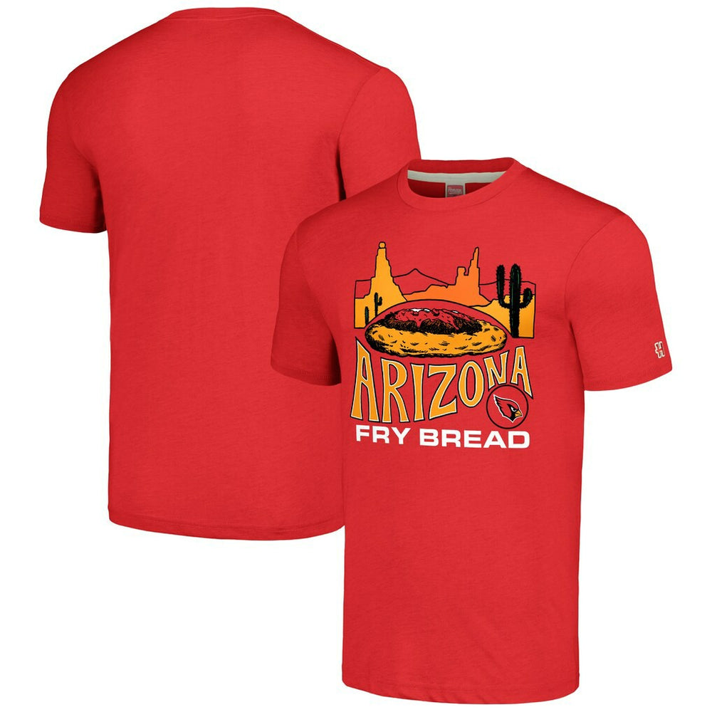 Arizona Cardinals Homage Unisex NFL x Guy Fieri’s Flavortown Tri-Blend T-Shirt - Red T-shirts